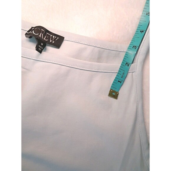 J.Crew Pintuck Mixy Dress Midi Edgewater Blue CK707 TINY MARK Size M NWT - Picture 12 of 12